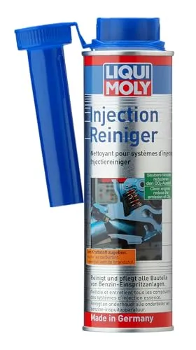 Liqui Moly 5110 Injection-Reiniger 300 ml - Effektiver Injection-Reiniger für Benzinmotoren. Entfernt Verkokungen und sorgt für eine optimale Kraftstoffnutzung. Einfach in den Tank geben, ausreichend für bis zu 70 l Kraftstoff. Ideal für präventiven Einsatz oder zur Problemlösung.