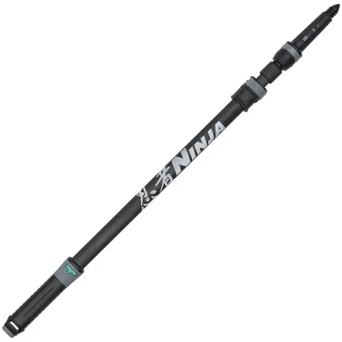 Unger Carbon Teleskopstange Ninja 1,20 m - Fensterwischer & -abzieher, kompakt und leicht, ideal für müheloses Erreichen höherer Fenster.