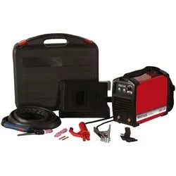 Holzmann WIG/TIG Inverter Schweissanlage TISA160 - Schweißgeräte mit kompakter Bauweise und einfacher Bedienung, ideal für mobile Anwendungen. Inklusive hochwertigem Schweißbrenner und umfangreicher Zubehör-Ausstattung.