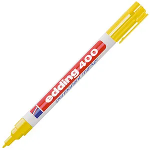 edding 400 Permanentmarker - Gelb, feine Rundspitze 1 mm