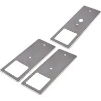 kalb LED Unterbauleuchten Edelstahl gebürstet 5W - Flache Küchenleuchte mit Touch-Dimmfunktion - Deckenleuchten mit elegantem Design, extrem flach und hochwertig, ideal für perfekte Ausleuchtung Ihrer Arbeitsflächen. Plug & Play, inklusive Memory-Funktion für einfache Handhabung.