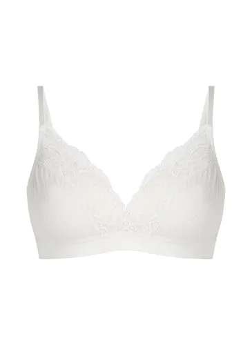 Hunkemöller Bügelloser BH Sophie Padded Non-Underwired Bra Weiß 75B - Eleganter, bügelloser BH mit weichem Polster für optimalen Tragekomfort. Ideal für einen nahtlosen Look unter der Kleidung, perfekt für den Alltag.