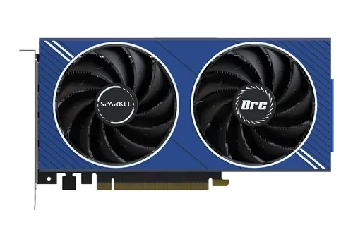 Intel Arc A580 Orc OC - 8GB GDDR6 Grafikkarte - Grafikkarte mit 24 Xe Kernen und 8GB GDDR6, ideal für Gaming und kreative Anwendungen. Der Sparkle Orc Kühler sorgt für geräuschlosen Betrieb bei niedrigen Temperaturen.