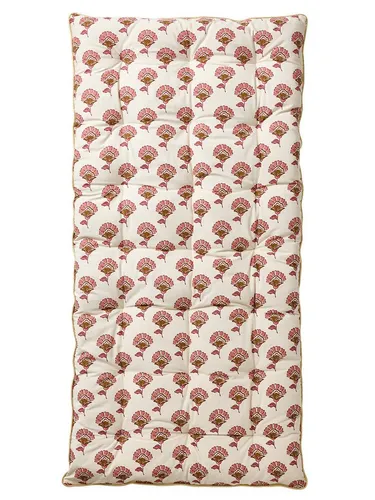 VERTBAUDET Bodenmatratze Arizona, 2 Materialien, Rosa - Die vielseitige Bodenmatratze Arizona bietet eine Seite aus bedruckter Baumwolle und eine aus weichem Cordstoff. Ideal für gemütliche Stunden auf dem Boden – perfekt für Kinder und entspannte Momente.