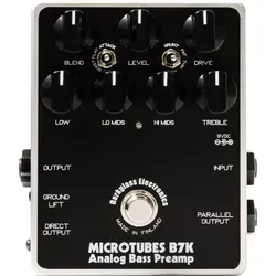 Darkglass Microtubes B7K v2 Bass B-Stock - Gitarren-Effektgerät, B-Stock mit voller Garantie, bietet vielseitigen Sound mit einem Vierband EQ und DI Out für Studio und Live. Perfekt für kreative Bassisten!