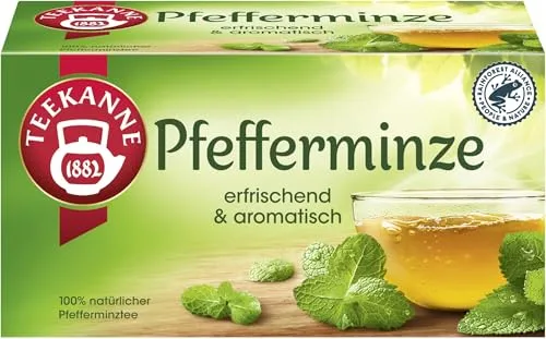 Teekanne Fix Minze 20x2,25g - Aromatischer Minztee in praktischen Beuteln, ideal für eine erfrischende Auszeit.