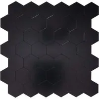 Dalsys Wandpaneele selbstklebend Wabenmuster 1m² - 3D-Wandpaneele aus feuchtigkeitsbeständigem Aluminium, ideal für Bad und Küche - einfach zuzuschneiden und pflegeleicht für stilvolle Akzente in jedem Raum.