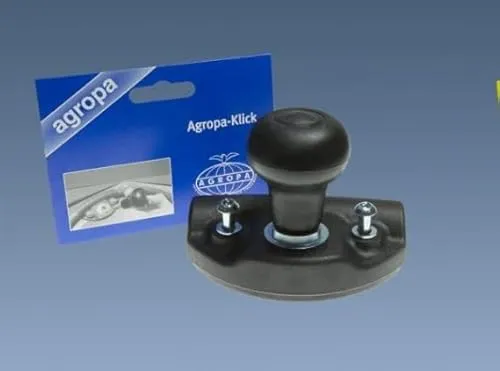 AGROPA Klick abnehmbar Lenkhilfe Lenkradknopf - Lenkradknauf für präzise Steuerung, abnehmbar und ideal für Traktor und Landmaschinen.