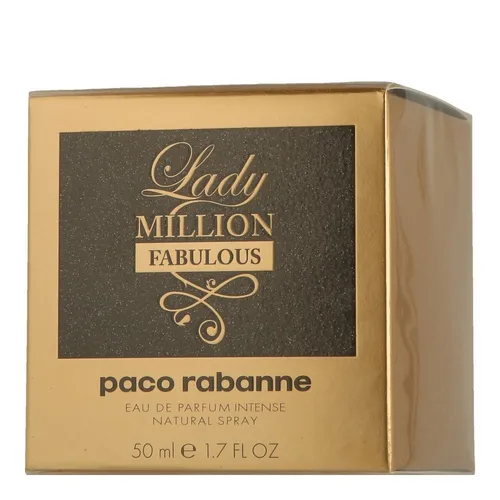 Paco Rabanne Lady Million Fabulous Eau de Parfum Intense Spray 50 ml - Damendüfte, intensiver und verführerischer Duft für selbstbewusste Frauen, ideal für besondere Anlässe.