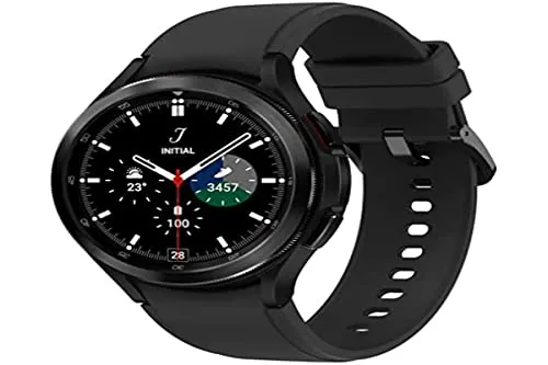 Galaxy Watch 4 Classic 46mm 4G - sAMOLED Display, robustes Gorilla Glass DX+ und sportliches Ridge Armband für aktiven Lifestyle