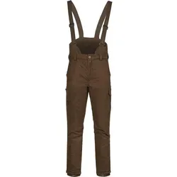 Blaser Winter-Hose Suede Matti Dunkelbraun, Größe 54 - Wasserdichte und winddichte Latzhose mit atmungsaktiver Wattierung. Ausgestattet mit abnehmbarem Latz und Fleecefutter für optimalen Komfort bei kaltem Wetter.