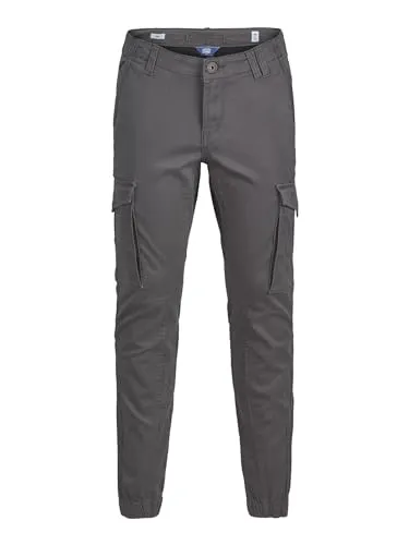 Jack & Jones Paul Flake Cargohose für Kinder - 140 - Hosen für Jungen, bietet ein angenehmes Tragegefühl und weiche Haptik in eleganter Optik mit regulärer Passform.
