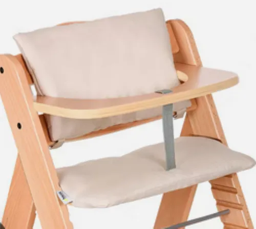Hauck Deluxe Sitzverkleinerer für Alpha Hochstuhl - Beige - Sitzverkleinerer für optimalen Komfort, ideal für kleine Kinder und perfekt für den Hauck Alpha Hochstuhl.