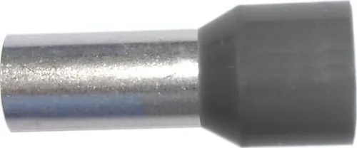 Isolierte Aderendhülse 0,75 mm² grau, Inhalt 100 Stück  Aderendhülse