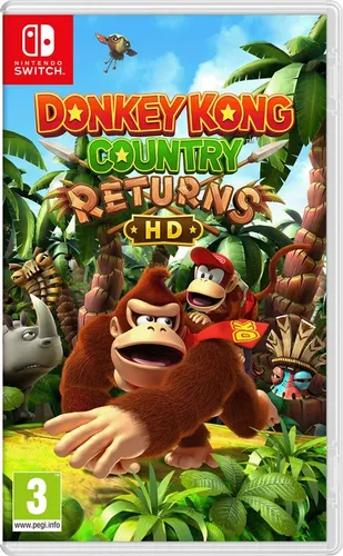 Donkey Kong Country Returns HD für Nintendo Switch - Action & Abenteuer - Erlebe den Klassiker in HD! Actiongeladenes Plattformspiel für die ganze Familie, ideal für Nintendo Switch.
