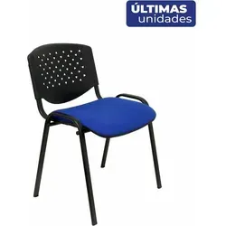 Piqueras Y Crespo - Pack 4 Stühle Petrola Aranblau - Ergonomische und stapelbare Stühle in aranblau, ideal für Warteräume und Klassenzimmer. Robuste Bauweise und einfacher Transport garantieren Flexibilität und Komfort.