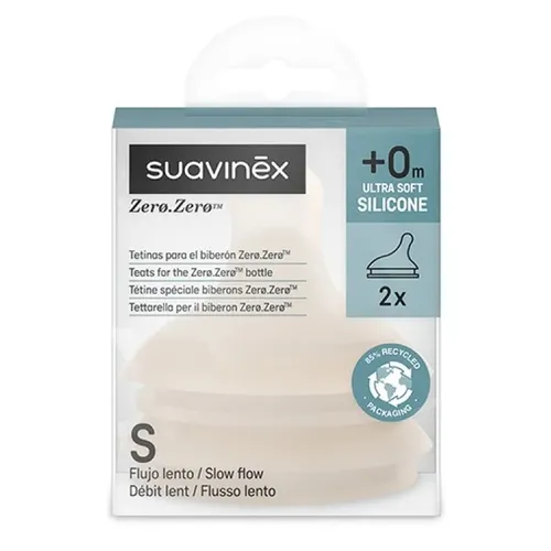 Zero Zero Tettarella Flusso Lento S Light Nude Suavinex 2 Pezzi