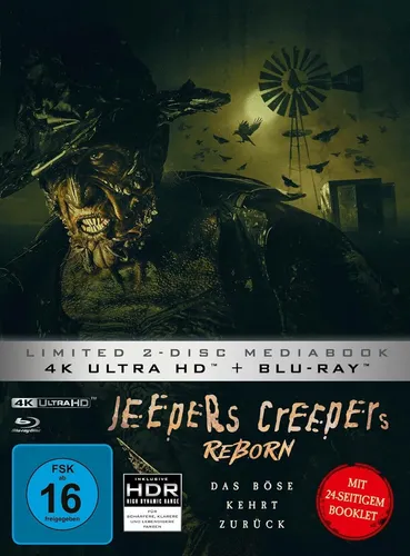 JEEPERS CREEPERS REBORN Horror Kult Thriller l4K UHD BLU RAY MEDIABOOK Neu + OVP