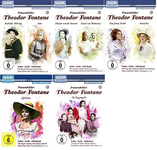 Theodor Fontane: Frauenbilder / Leben - Liebe - Schicksale, Vol. 1-5 (1+2+3+4+5) [DVD Set]