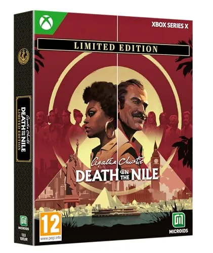 Agatha Christie - Death on the Nile (Limited Edition) - Xbox Series X - Abenteuer-Spiel mit berühmtem Detektiv Hercule Poirot, der in einer spannenden Geschichte voller Wendungen und Geheimnisse auf einem Nil-Kreuzfahrtschiff ermittelt.
