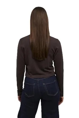 KAFFE Bolero Astrid Damen Bolero Astrid Elegant Jäckchen Langarm Cardigan Bolerojacke XXL, Java