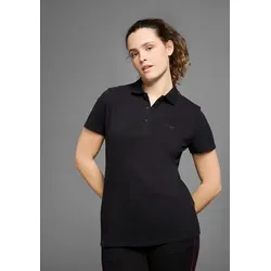 KangaROOS Poloshirt Kurzarm, unifarben, Polokragen, aus Baumwolle, große Größen schwarz 56/58