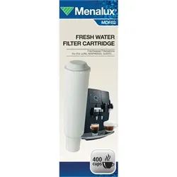 Menalux Frischwasser Filterpatrone, Wasser Filter passend für Vollautomaten Jura Impressa, MDF02