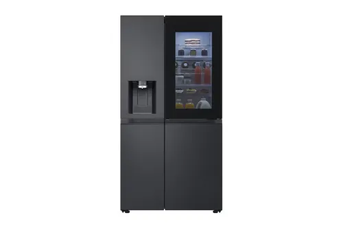 LG GSXE90EVDD X-Serie - 628 l Side-by-Side Kühlschrank, energieeffizient mit Smart Inverter Compressor und innovativer InstaView Technologie