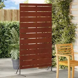 vidaXL Gartenzaun Privatsphäre Bildschirm 180 cm - Wetterfester Stahl-Zaun für mehr Privatsphäre im Garten. Mit coolem, gestreiften Design und einfacher Montage ist er ideal für Terrassen und große Gärten.