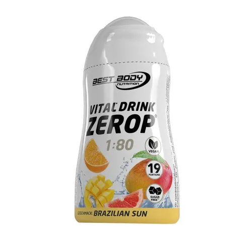 Best Body Nutrition Vital Drink Zerop - 48 ml Squeeze Flasche Flüssigkeit, Getränk
