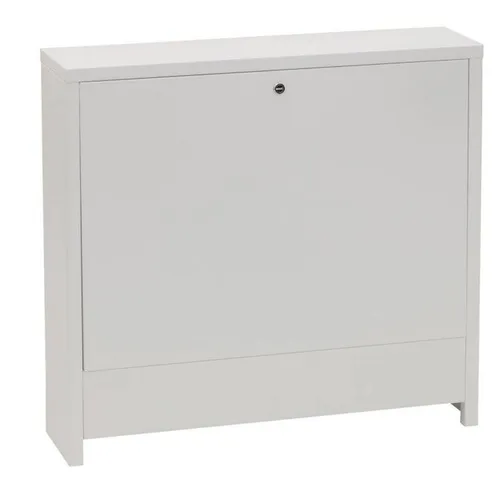 Aufputz Verteilerschrank AP4 für bis zu 10 Heizkreise - Optimaler Verteilerschrank für Fußbodenheizungen, ermöglicht effiziente Wärmeverteilung und einfache Installation.