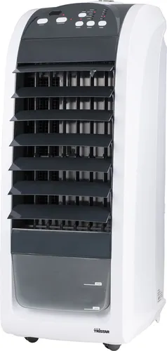TRISTAR AT-5450 Turmventilator mit Luftbefeuchter - Ventilator mit 70W Leistung, Timer und praktischer Fernbedienung für optimalen Komfort an heißen Tagen.