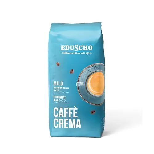 Eduscho Caffè Crema Mild - 1 kg Ganze Bohne - Intensität: 2/5