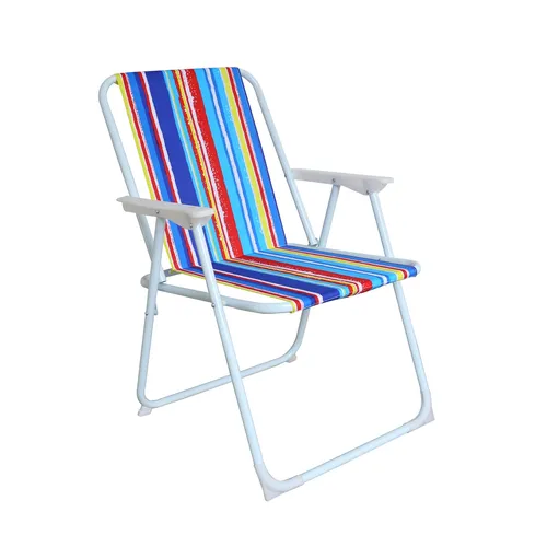 INDA-Exclusiv Klappstuhl Regenbogen gestreift - Ideal für Outdoor - Der klappbare Campingstuhl in bunten Streifen ist perfekt für Garten, Strand oder Camping. Mit robustem Stahlgestell und platzsparendem Klappmechanismus ist er der ideale Begleiter für jede Aktivität im Freien.