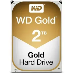 Western Digital WD2005FBYZ Gold 2TB HDD - 3,5 Zoll SATA Festplatte mit 7200 U/min und 128 MB Cache, ideal für Rechenzentren mit hoher Zuverlässigkeit und Energieeffizienz.