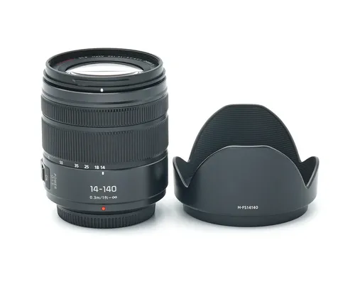 Panasonic Lumix G Vario 14-140mm - Objektiv für Micro Four Thirds mit 14-140mm Brennweite, ideal für vielseitige Fotografie dank Autofokus und Power O.I.S. II.