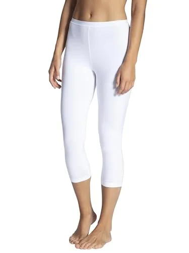 CALIDA Natural Comfort 3/4-Leggings Damen - Leggings für Damen aus hochwertiger Baumwolle, elastisch mit langanhaltender Farbbrillanz und reduziertem Pilling für optimalen Tragekomfort.