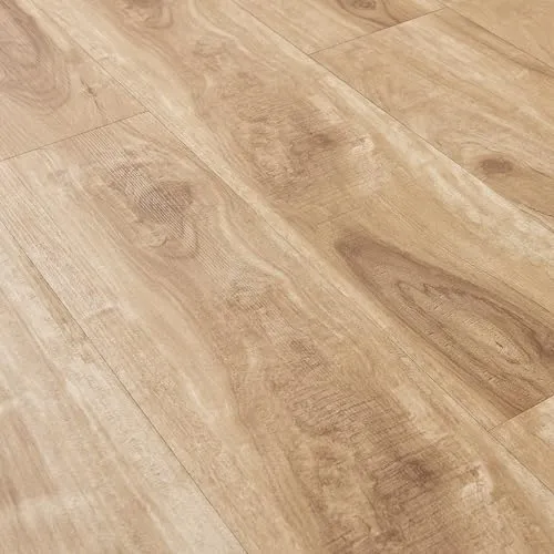 neu.holz Vinylboden Vanola Laminat Selbstklebend rutschfest Antiallergen Bodenbelag PVC-Platten 0,975 m² Natural Siberian Oak