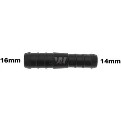 WamSter® I Schlauchverbinder Pipe Connector reduziert 16mm 14mm Durchmesser