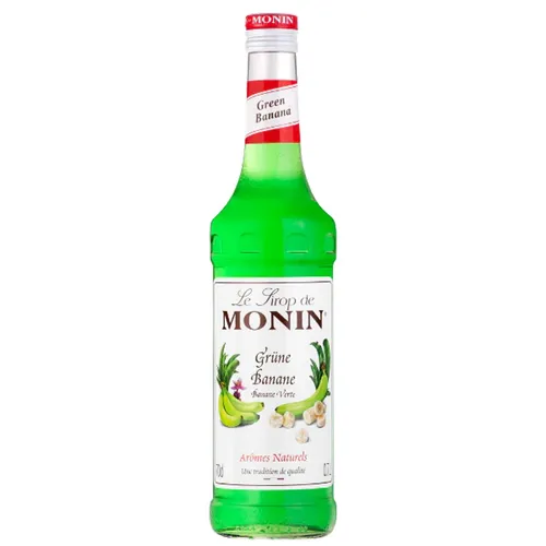 Monin Grüne Banane Sirup ideal für Coladas Smoothies und Limonade 700ml