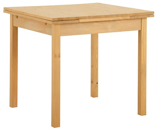 Home affaire Esstisch Maike – Ausziehbarer Küchentisch in Braun - Esstisch aus der Serie Maike, 80 cm breit, mit praktischer Auszugsfunktion für mehr Platz – ideal für gesellige Runden und gemütliche Familienessen.