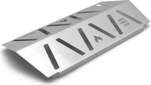 Grillrost.com BBQ Hitzereflektor für Rösle Allflame Hero 4, 6, Prime 4, Peer 3 - Praktischer Hitzereflektor aus hochwertigem Material, ideal für gleichmäßige Wärmeverteilung beim Grillen. Maße: 153 cm x 323 cm x 35 cm, perfekt für Campingöfen.