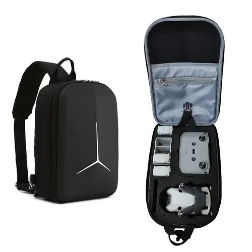 DJI Mini 4 Pro Brusttasche & Rucksack Schwarz - Robust und wasserresistent, ideal für die sichere Aufbewahrung Ihres DJI Mini 4 Pro. Mit gepolsterten Fächern und praktischen Zubehörfächern für optimalen Schutz und Organisation.