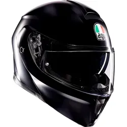 AGV Streetmodular Klapphelm schwarz unisex, M - Motorradhelm mit klarem Visier und getönter Sonnenblende, ideal für vielseitige Einsatzmöglichkeiten. Verstellbare Belüftung und waschbares Innenfutter sorgen für Komfort und Sicherheit.