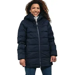 SCHÖFFEL Insulated Parka Boston L - Blau, nachhaltig mit comfortemp down als Isolationsmaterial, wind- und wasserabweisend