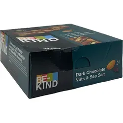 BE-KIND Dark Chocolate Nuts & Sea Salt Nussriegel 12 Riegel - Fruchtgummis/Lakritze – Genuss ohne Reue mit knackigen Nüssen, dunkler Schokolade und Meersalz, ideal für einen energiereichen Snack zwischendurch.