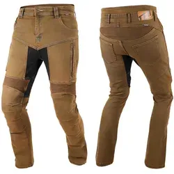 Trilobite Parado Motorrad-Jeans Doublelayer Herren Rusty Braun - Motorradhosen mit herausnehmbaren CE-Level 2-Protektoren, verstellbaren Knieschutz und atmungsaktiven Einsätzen für optimalen Komfort und Sicherheit auf jeder Fahrt.