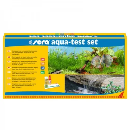 sera aqua-test set - Wassertests für optimales Aquarienwasser - Wassertests & -aufbereitung, präzise Messungen für gesundes Aquarienleben und optimale Wasserbedingungen.