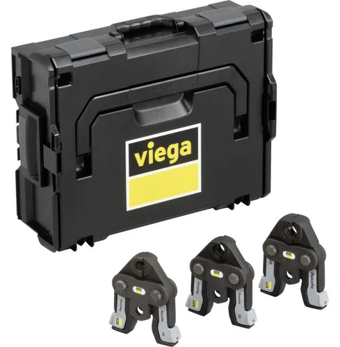 Viega Pressfitting PT2 Set - Fittings für Raxofix und Raxinox, kompatibel mit verschiedenen Pressmaschinen und ideal für präzise Rohrverbindungen.