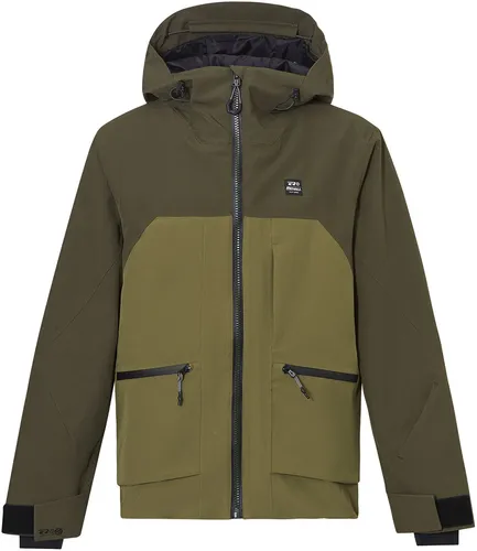 Rehall Truck Skijacke Gr L Oliv/Braun - Wasserdichte Hardshelljacke für Skifahrer und Snowboarder in Oliv/Braun. Mit Schneefang, Winddicht und Daumenschlaufen für optimalen Komfort. Ideal für sportliche Aktivitäten im Schnee. Jetzt bei Bergfreunde.de entdecken!